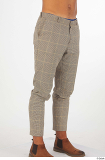 Nathaniel casual checkered skinny trousers dressed leg lower body 0008.jpg